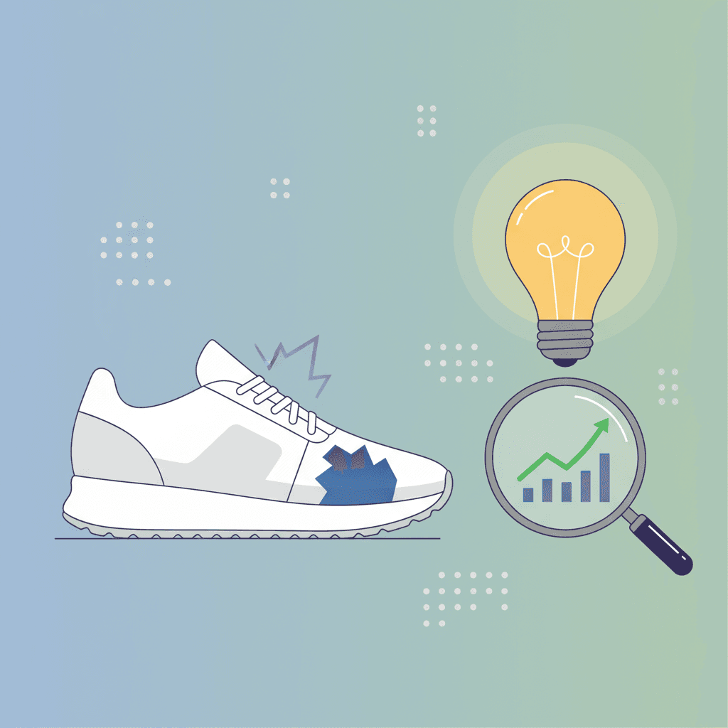 운동화 주름 방지: 20억 매출 달성 비결